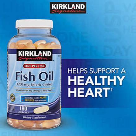 Description: Description: Description: Description: Description: Kirkland Signature Fish Oil 1200 mg., 180 Enteric Coated Softgels